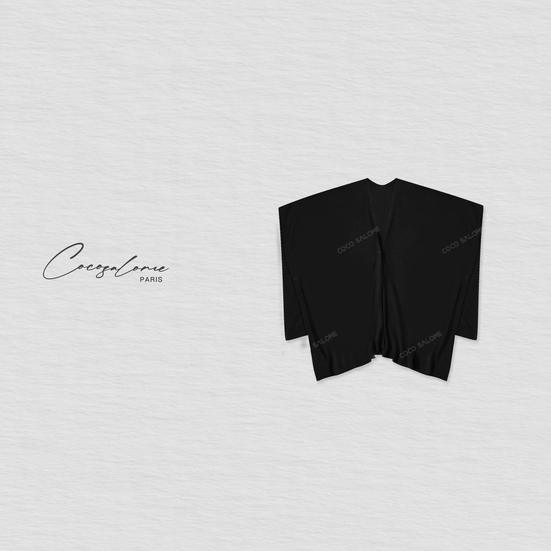 COCO SALOME【慵懒风】休闲纯色百搭薄款外搭