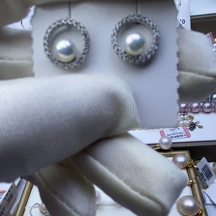 未镶嵌耳饰淡水珍珠