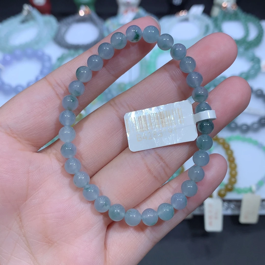 未镶嵌手串翡翠天然