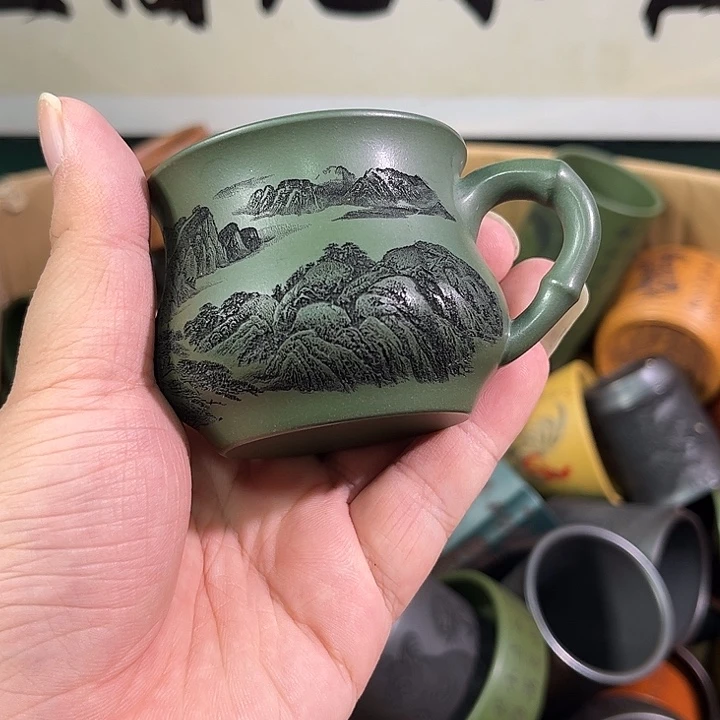茶杯紫砂全手工紫砂主人杯