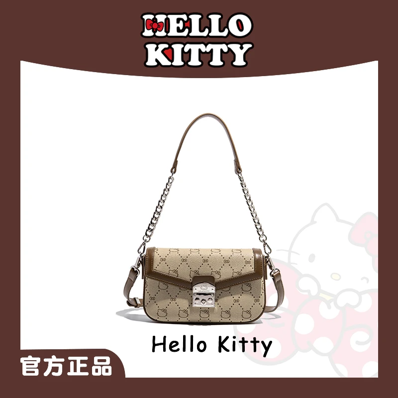 【遥哥定制】麦斯卡 三丽鸥凯蒂猫时尚百搭斜跨单肩女包-