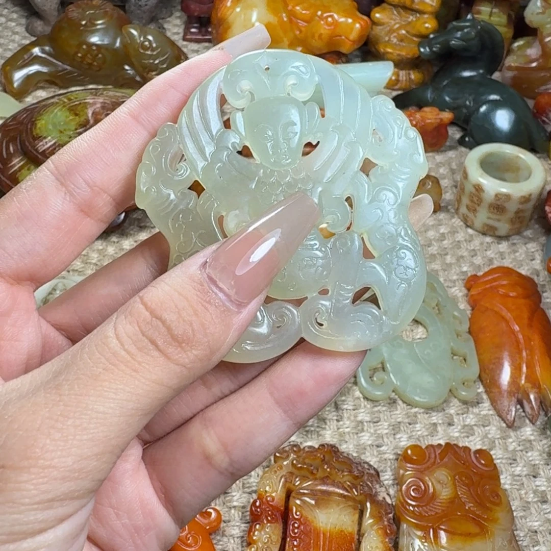 吊坠白玉菩提挂件