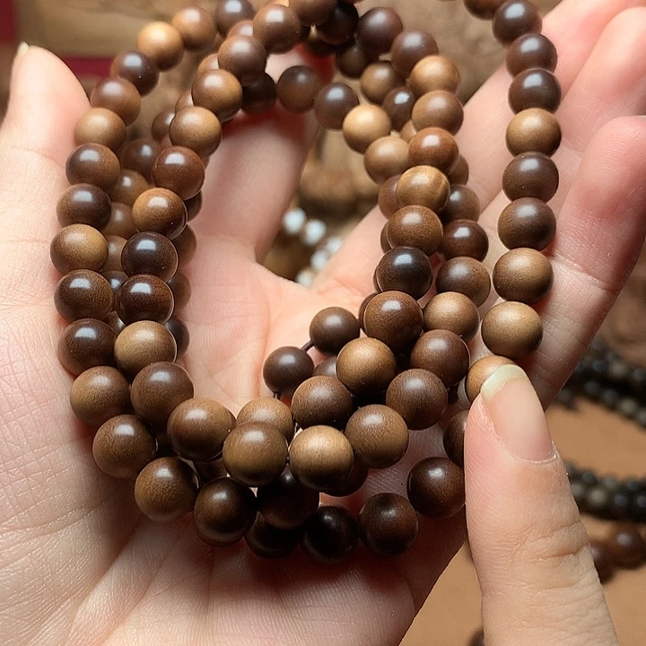 阳***意檀香木把件老山檀香0.8沉水