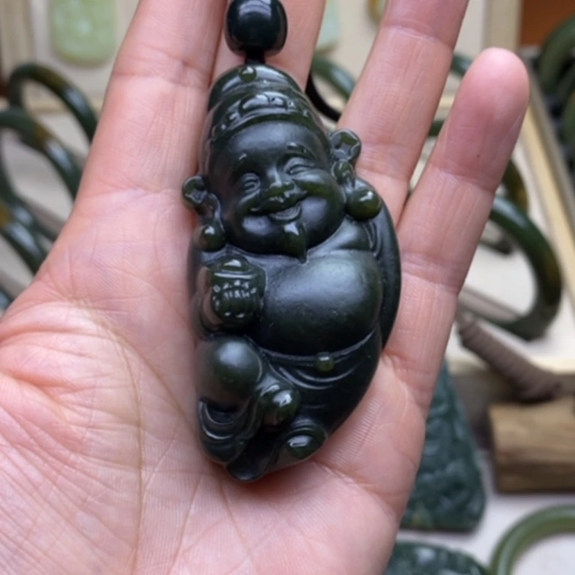 【闪购商品】和田玉挂件未镶嵌朋*