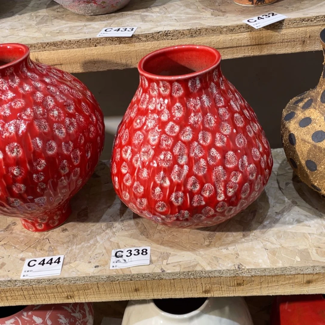 白泥花瓶景德镇陶瓷高端