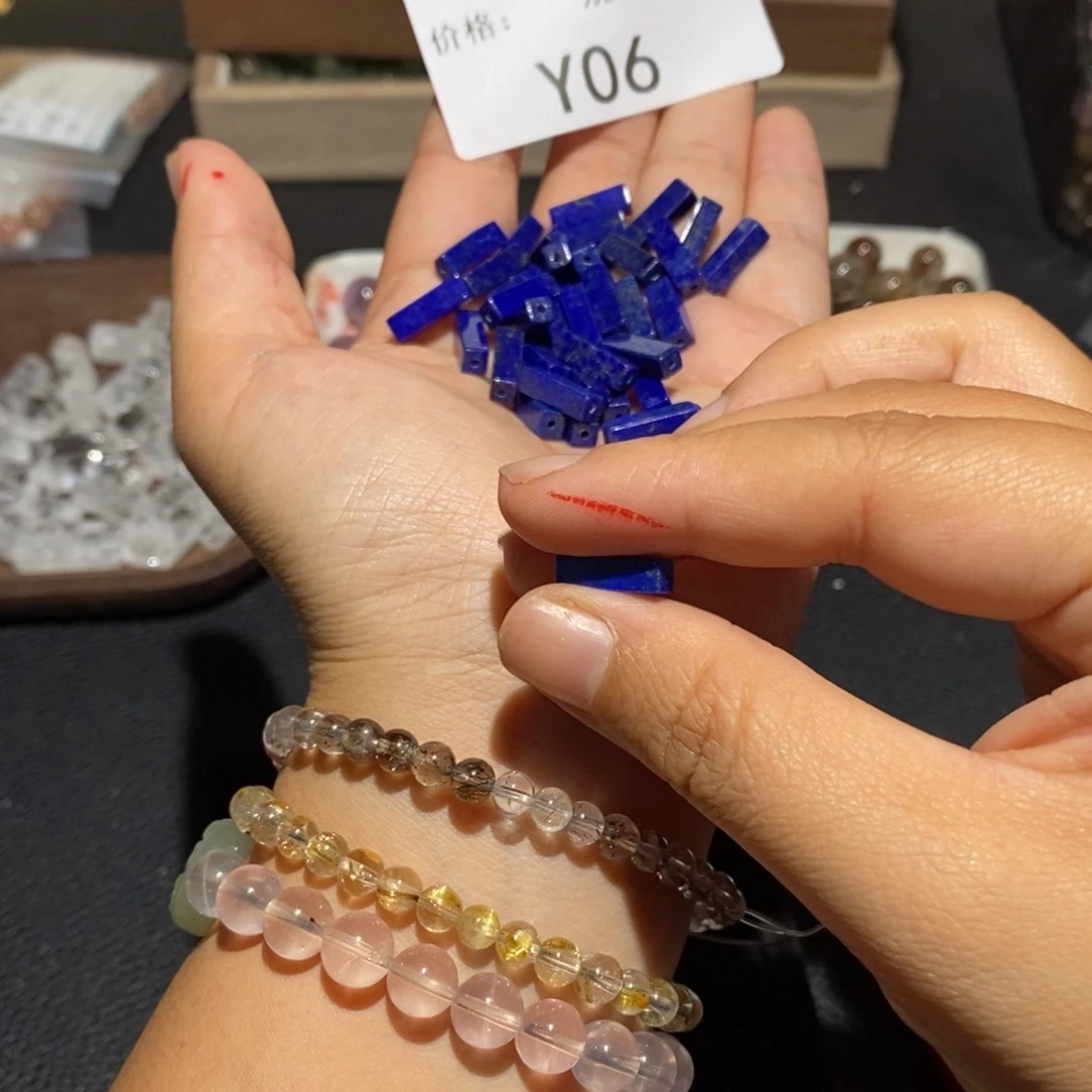 青金石未镶嵌颈饰多样化发2个06