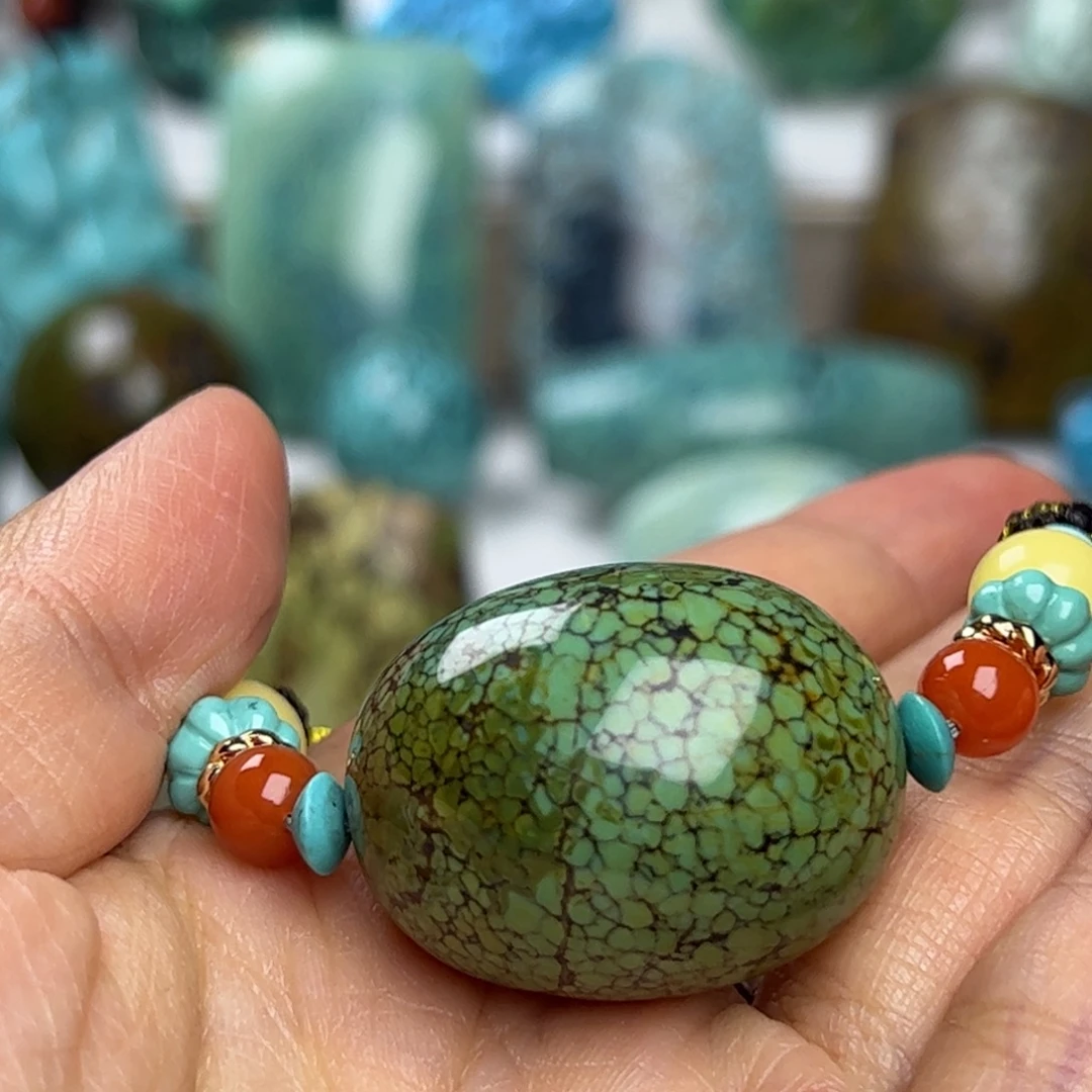 绿松石未镶嵌天然原矿绿松石