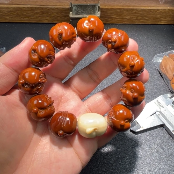 流****橄榄核手串/手链笑佛