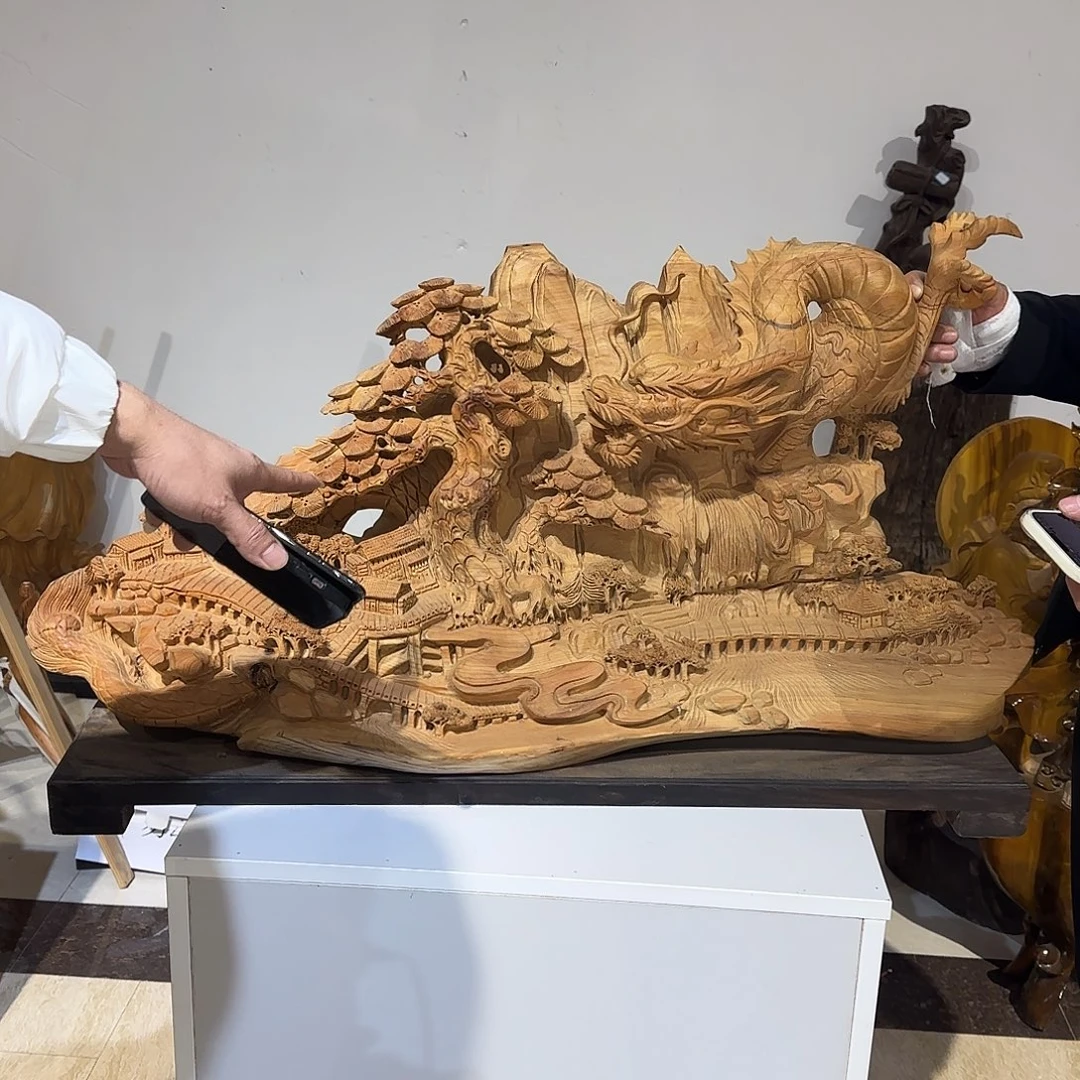 柏木工艺品摆件包邮