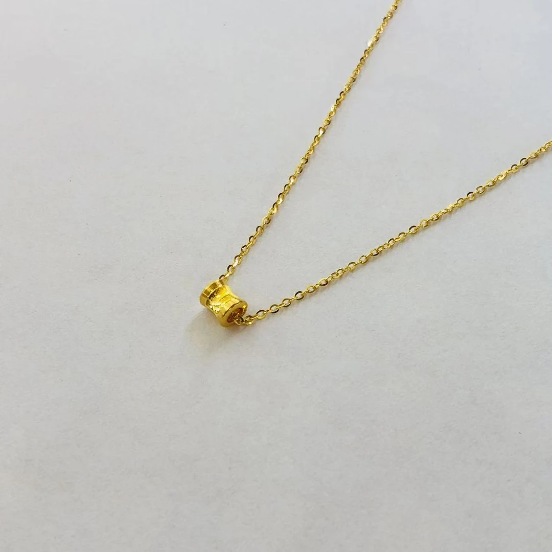 黄金足金999时尚小清新套链