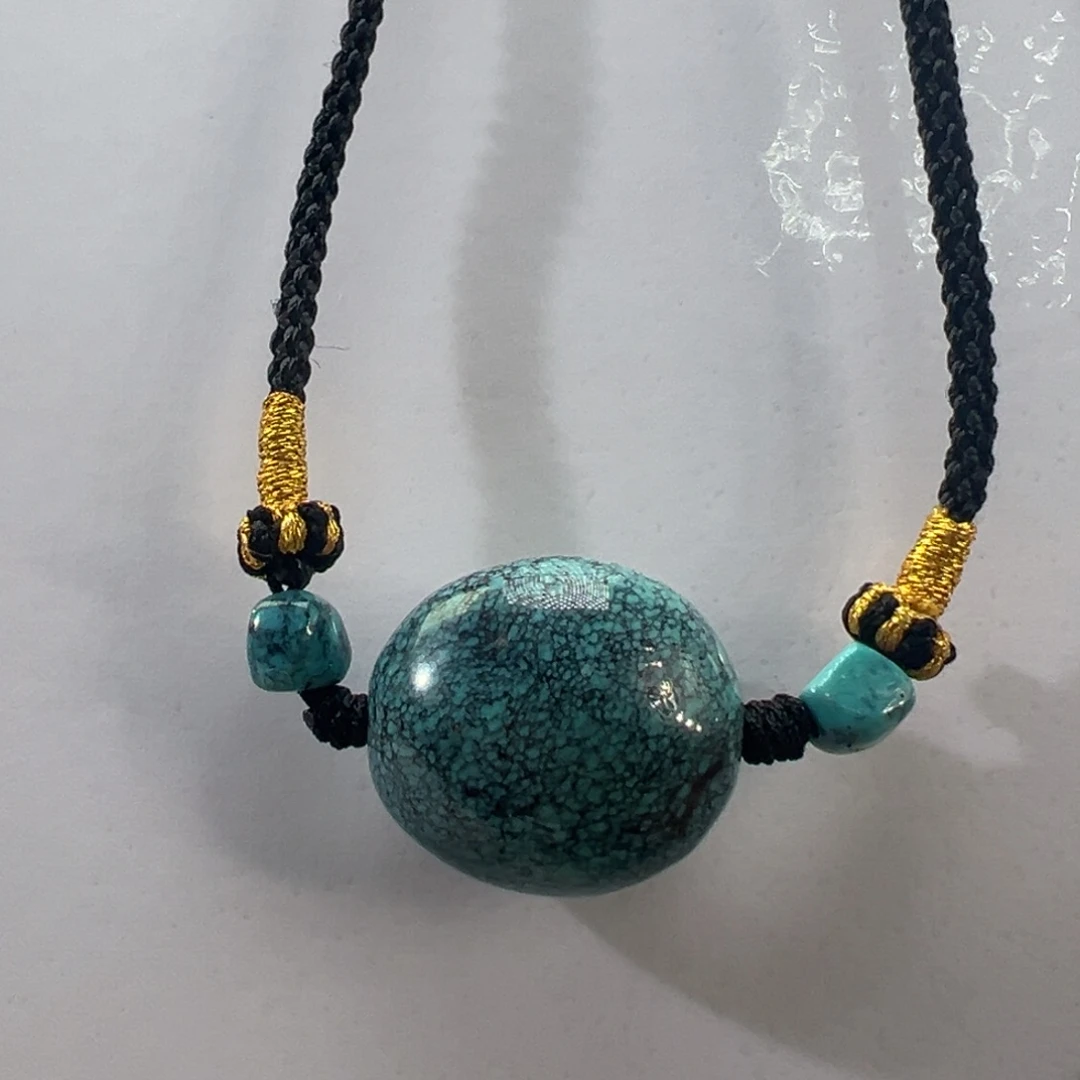 绿松石未镶嵌挂件