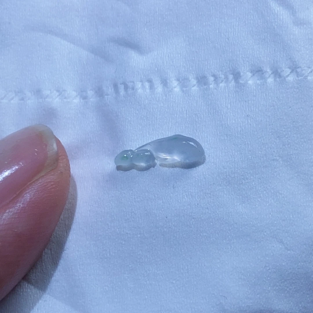 未镶嵌定制翡翠冰种鲸鱼14.4/4.5/3.4