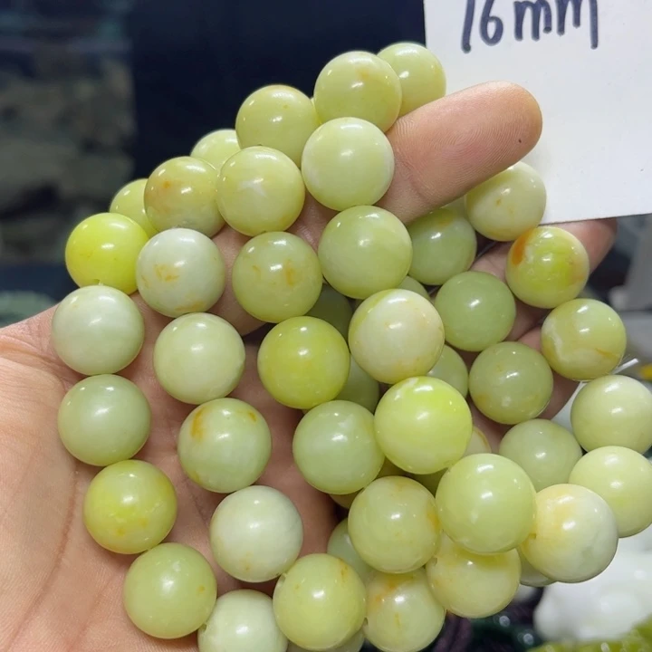 蛇纹石玉手串未镶嵌