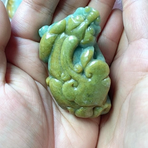 翡翠颈饰未镶嵌天然缅甸翡翠a货
