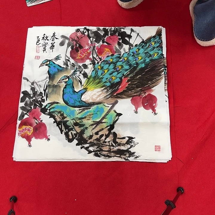 国画花鸟等多种鸟类和鸟类