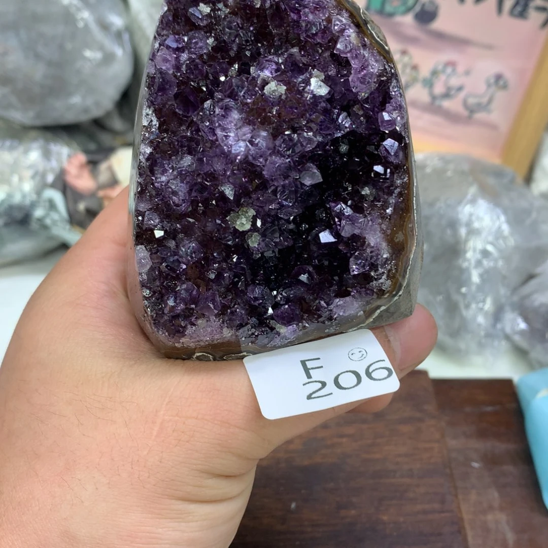 未镶嵌摆件紫晶水晶