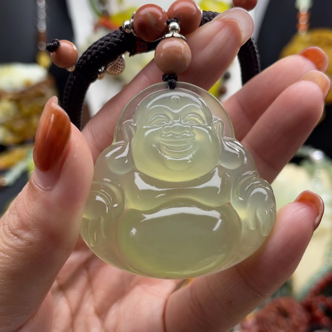 未镶嵌蛇纹石玉颈饰