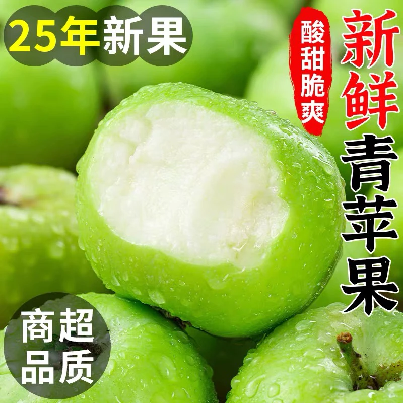 新鲜应季青苹果头茬现摘酸甜脆爽适合孕妇