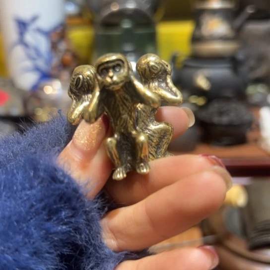 铜杰****院中古工艺品摆件