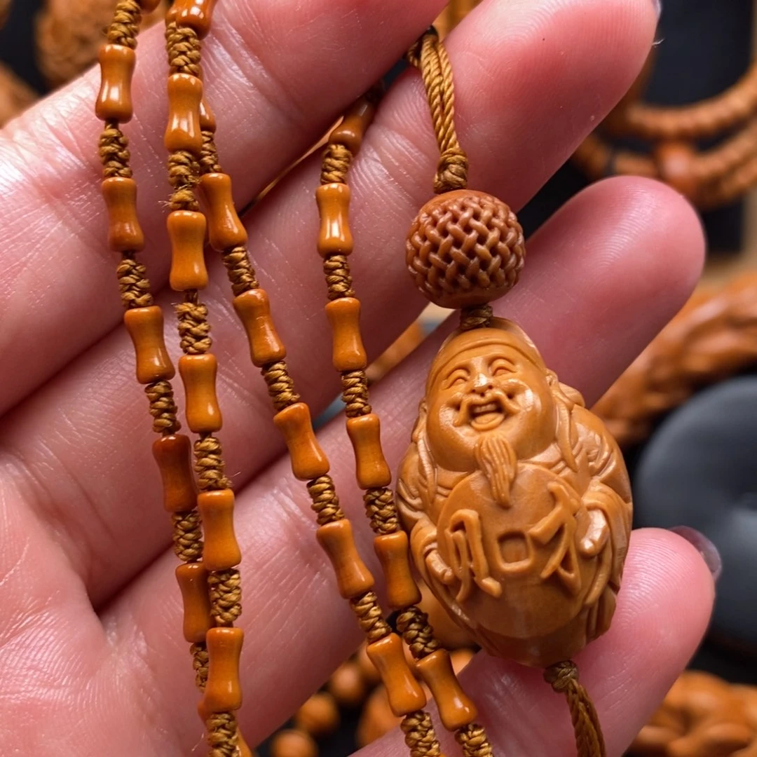 橄榄核手串财神链子