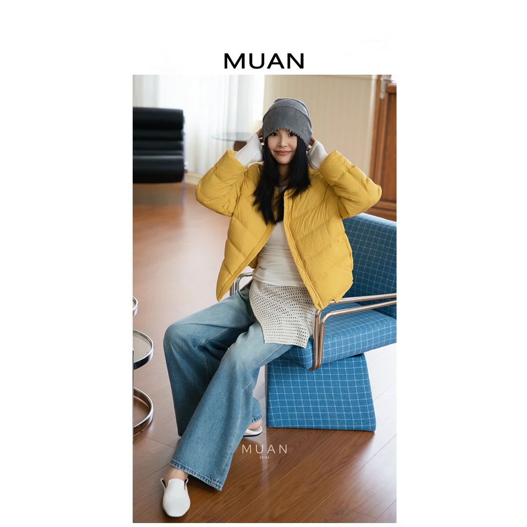 《滤镜羽绒服》“滤镜系列”定制百搭90白鸭羽绒服D-JD-7703-1