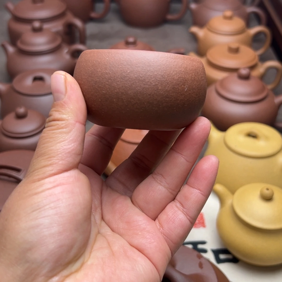 紫砂茶壶紫泥半手工80cc左右拍1️⃣发2️⃣