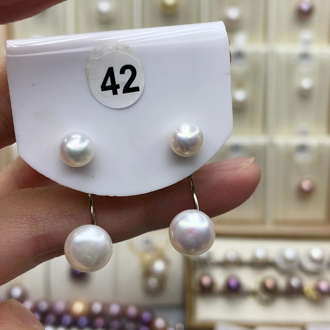 淡水珍珠吊坠(赠链)银S925镶嵌