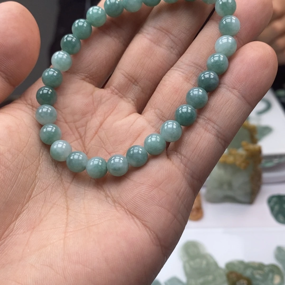 翡翠未镶嵌手链天然a货翡翠101