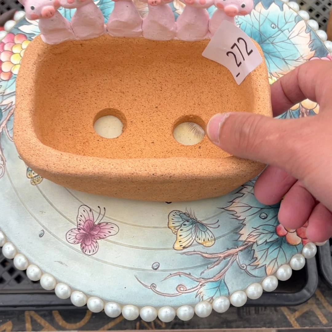 红陶￡***❤272花盆1个