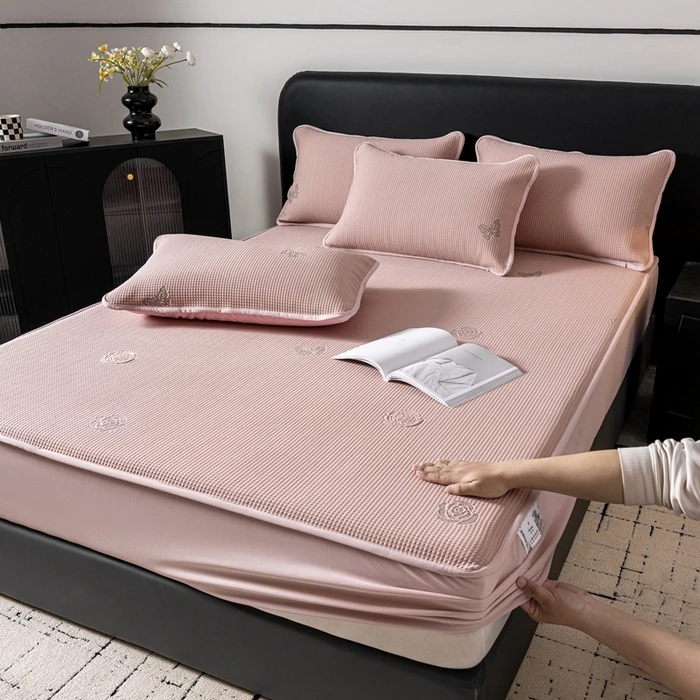 2025新款百分百PE中分子凉感席凉席席子冰感床笠凉