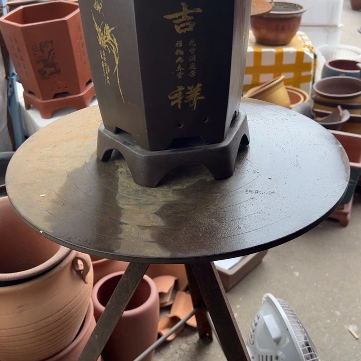 紫砂宗如意六方小加拖 口径20×18×20