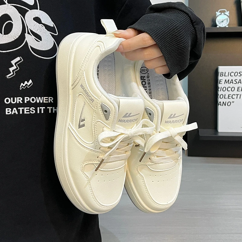 回力小白鞋男鞋2025新款休闲板鞋秋季百搭韩版厚底运动鞋子男潮鞋