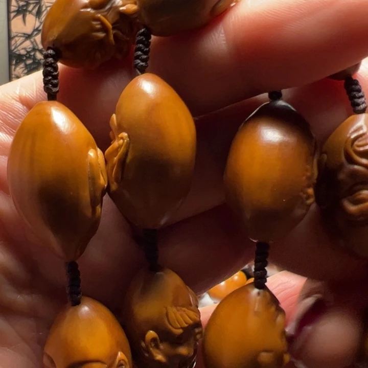 手串/手链橄榄核奋**福罗汉脖卦