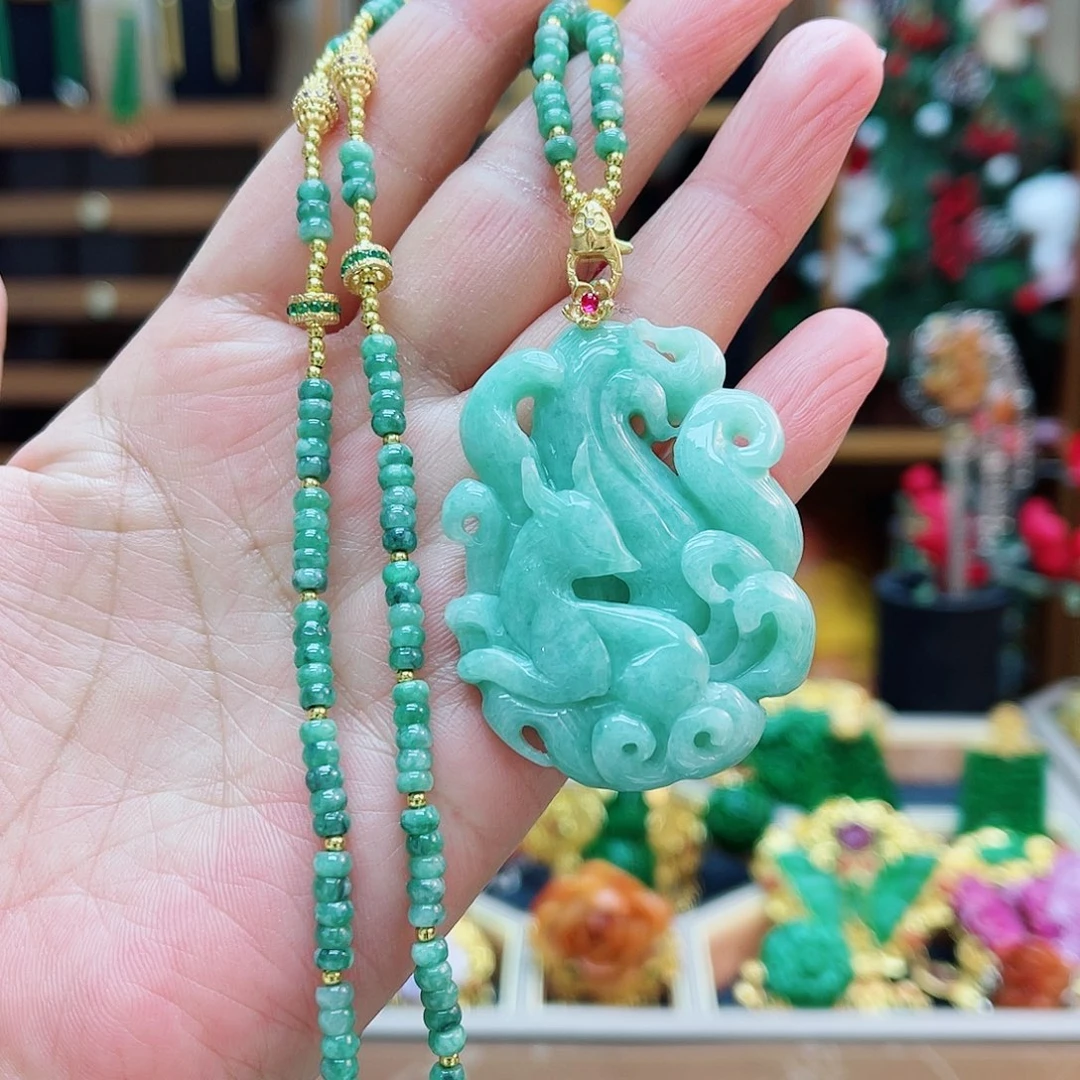 颈饰合金翡翠48小时鉴赏期