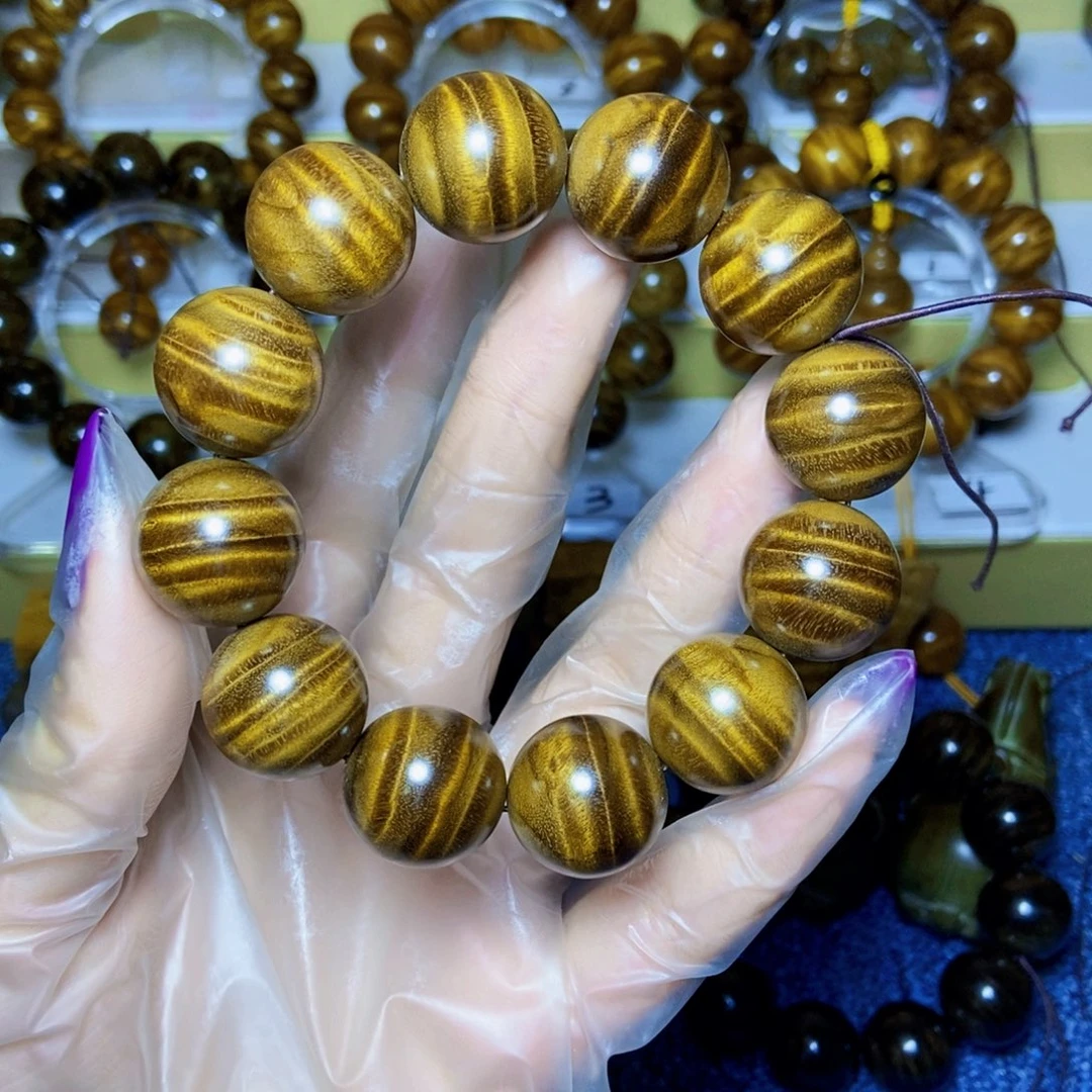 楠木（金丝楠）手串/手链阴沉黄