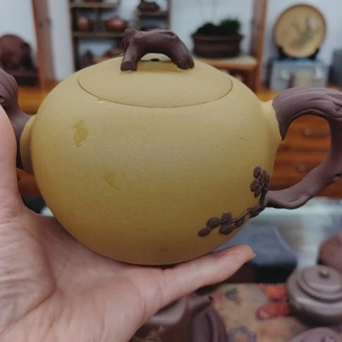 茶杯紫砂一粒珠510cc手工制作