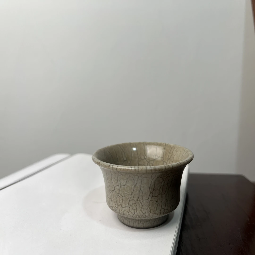 叶俊杰哥窑中式手工传世哥窑主人杯纯手工陶瓷复古全手工
