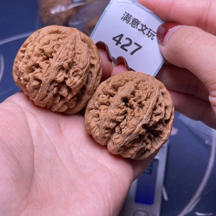 文玩核桃把件粗筋44.427