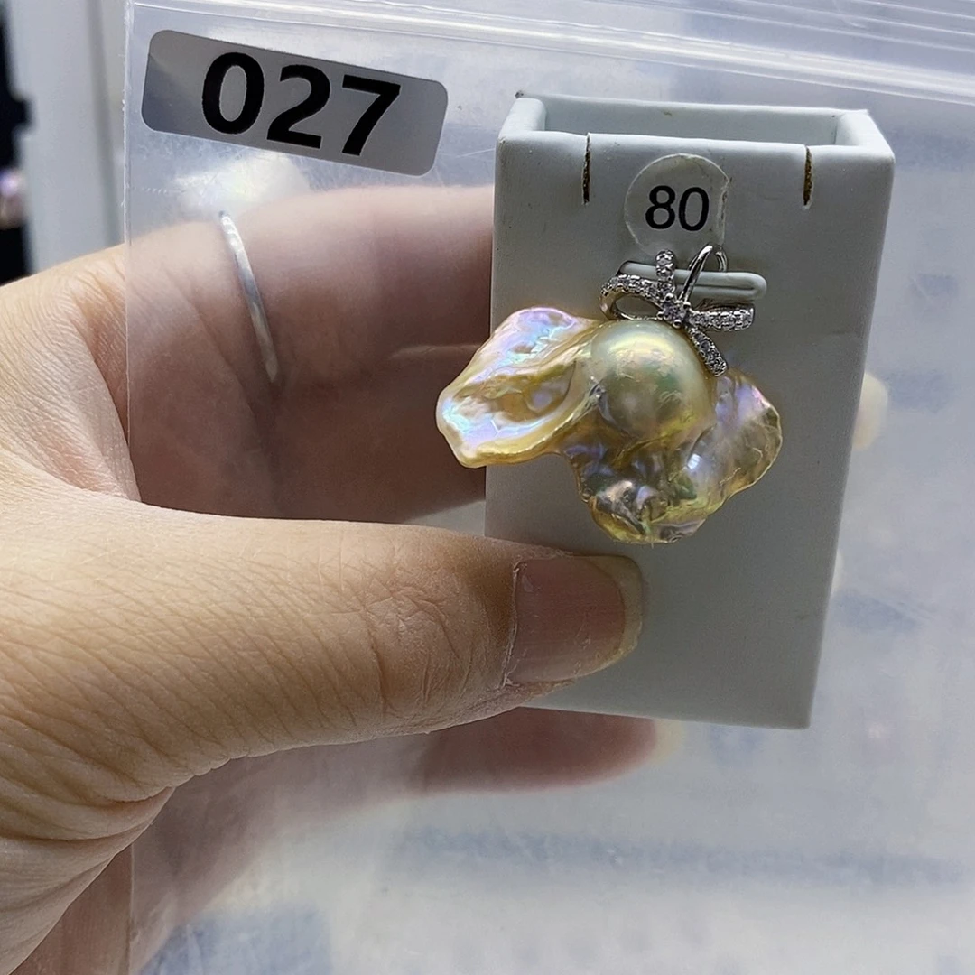 颈饰合金淡水珍珠