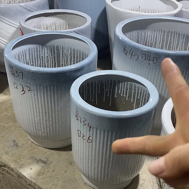 高温烧制陶瓷一套三个盆