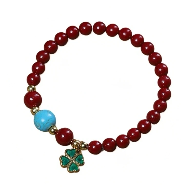 非金属木质手链 四叶草精品手串LQ018 (无礼盒）