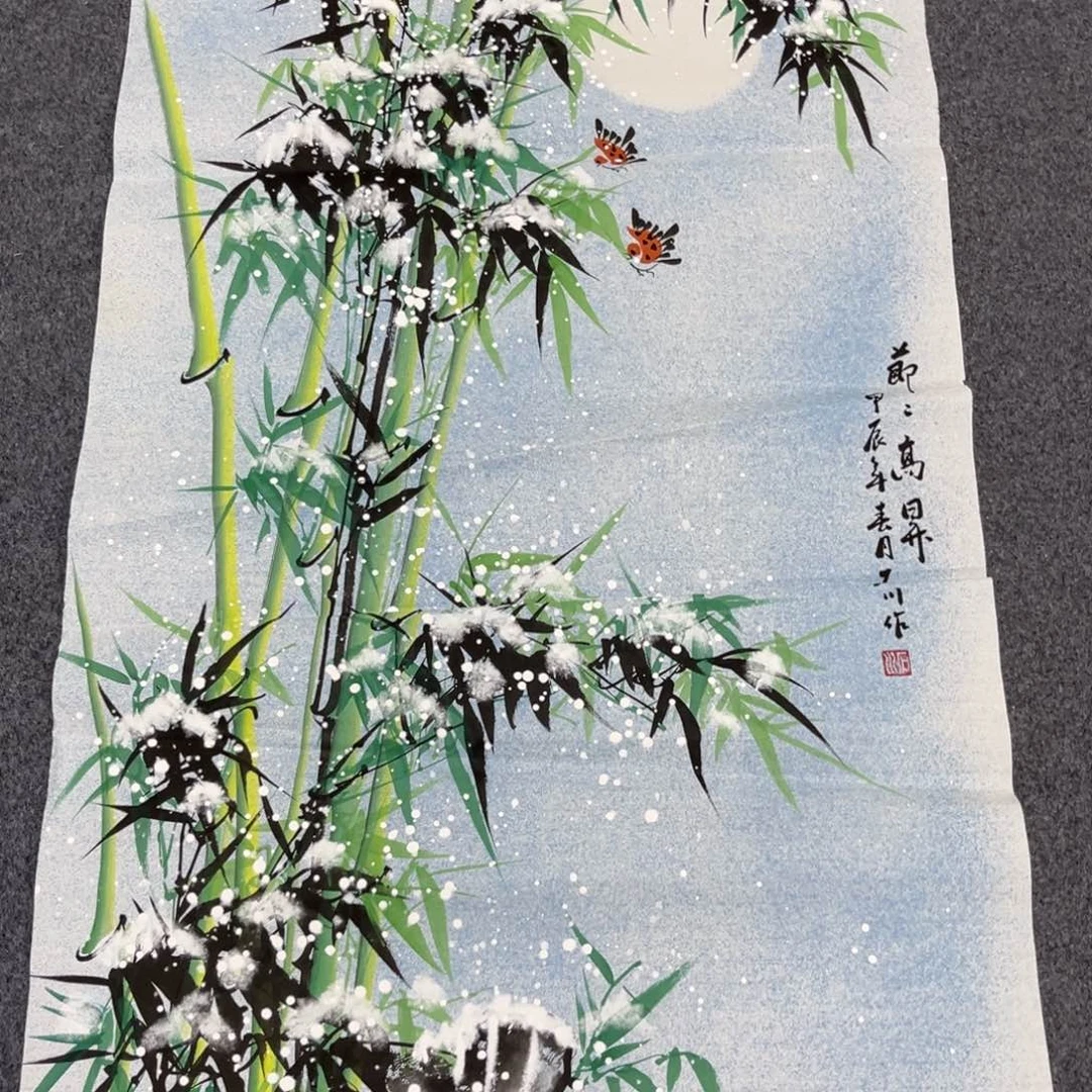 国画花鸟作品手绘