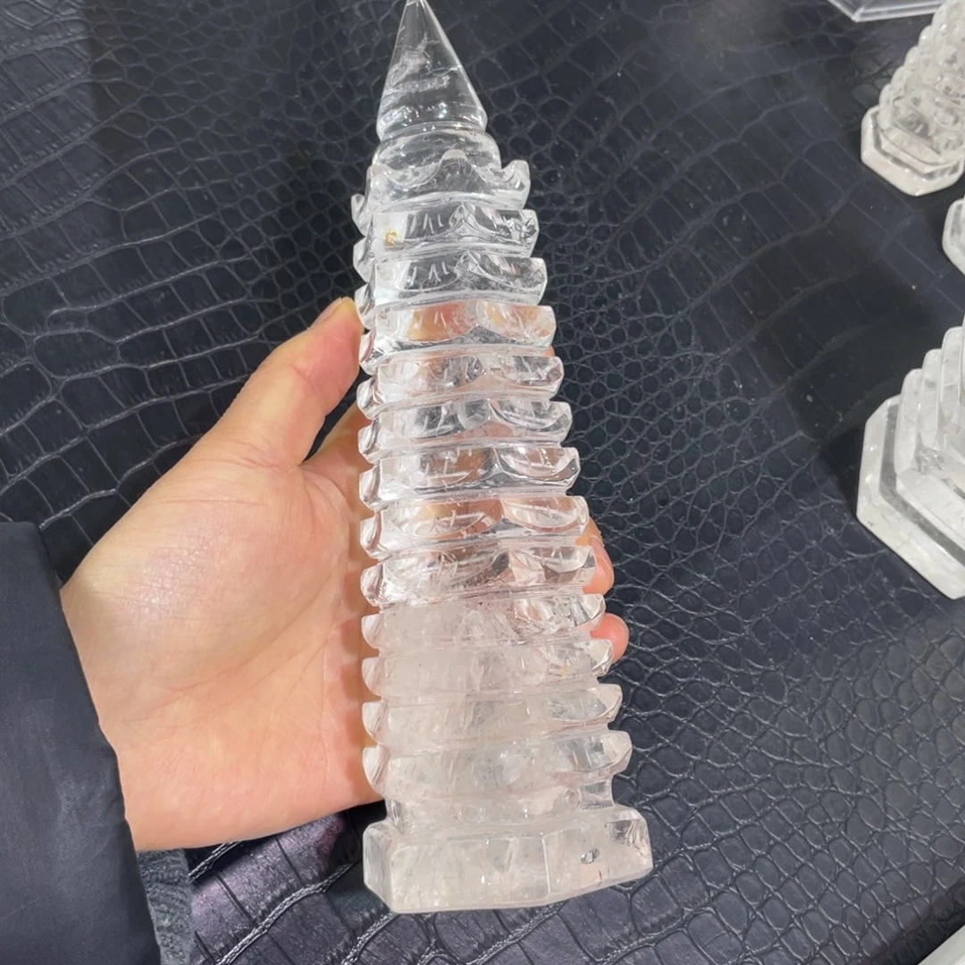 水晶文昌塔未镶嵌荷*妙