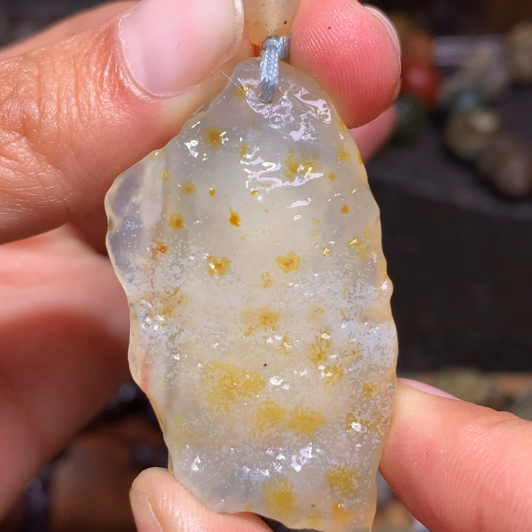 未镶嵌玛瑙/玉髓珠宝半成品