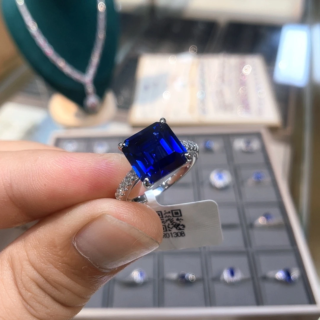 925银培育宝石实心s925银镶嵌