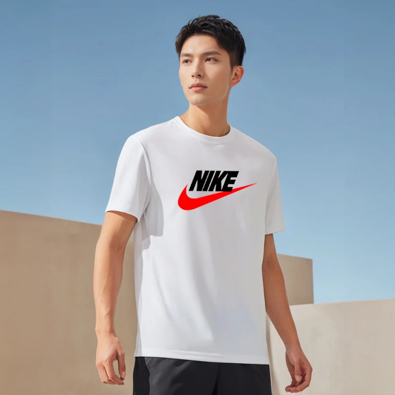 【达人专属】NIKE耐克男装短袖2025新款休闲运动服圆领T恤衫 AR5005