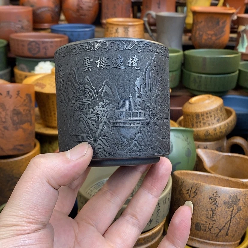 【闪购商品】紫砂杯子宜兴全手工紫砂杯
