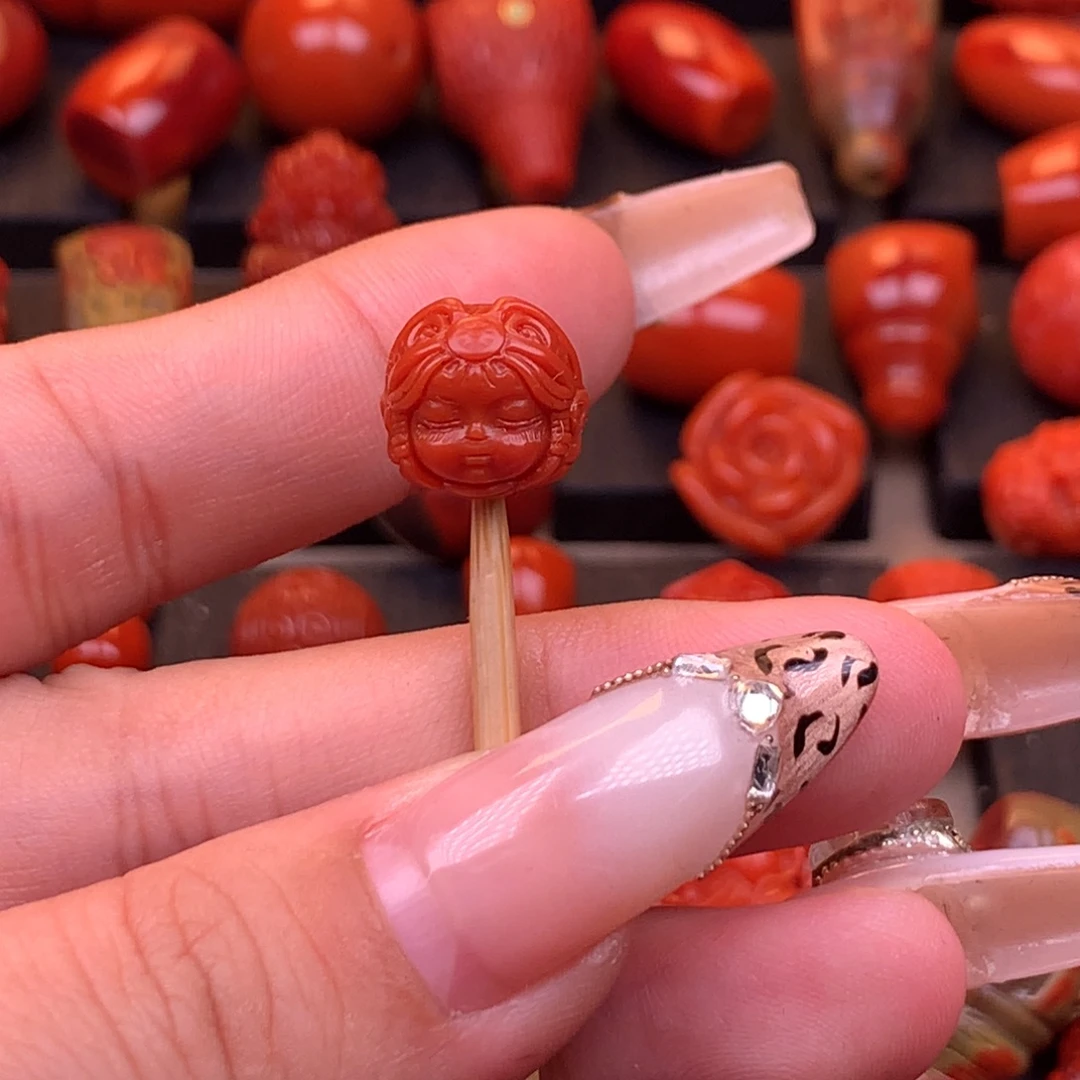 南红玛瑙未镶嵌原矿精工扎基拉姆11.8mm