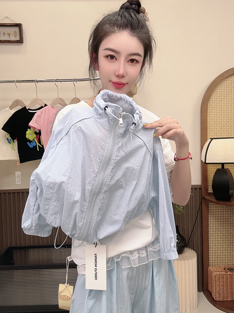 【冰皮防晒】2025夏季中性款防晒衣韩版休闲宽松防晒儿童外套