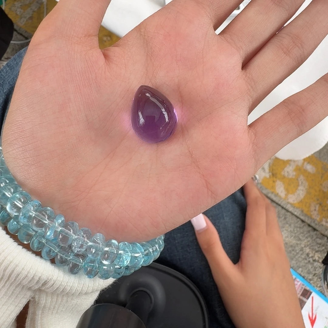 圆***满烟晶手链未镶嵌水晶